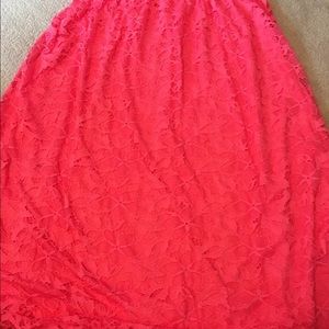 NWT Lularoe lucy Large coral pink with black band